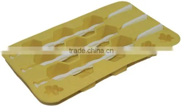 poker style 100% food grade Silicone ice tray