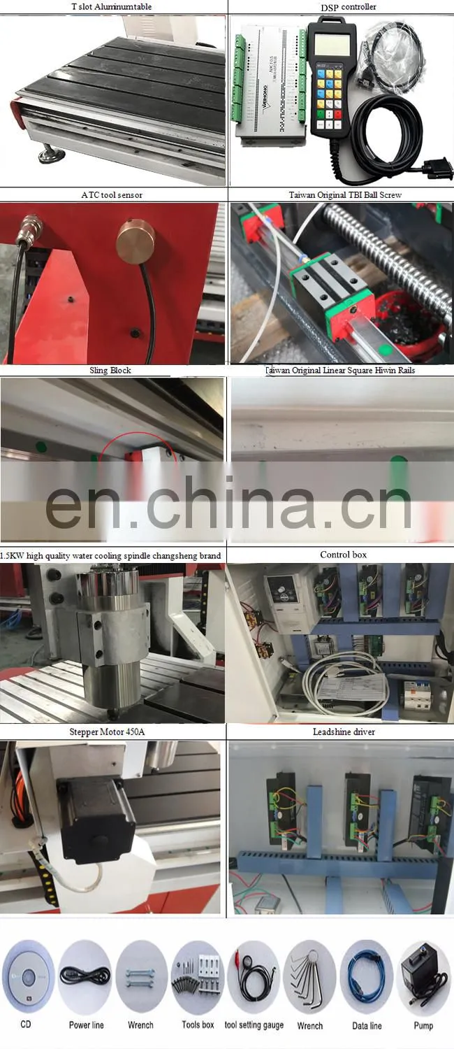 Mach3 or DSP controller artcam 3d wood cnc router 6090 for engraving cutting