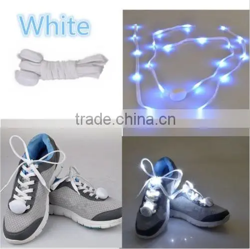 LED Shoelaces Light up Flashing Shoe Laces or Fluorescence Shoelaces Rave Party