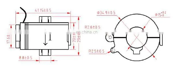 Acrel AEW100-D20X/TN wireless energy meter Lora 470NHZ with Temperature measurement