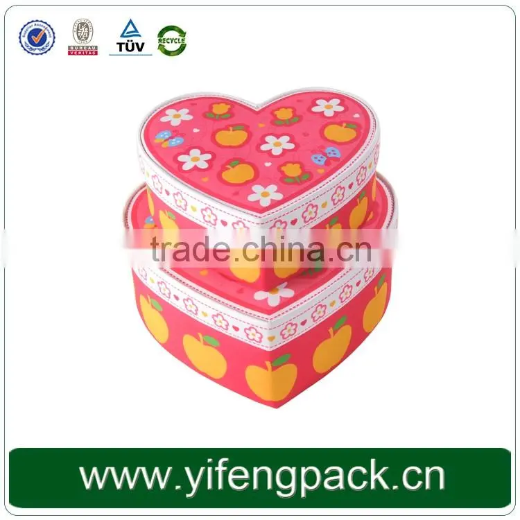 Customer request full sizes color printed Rigid waxed cardboard box cheap packaging with lid for gift