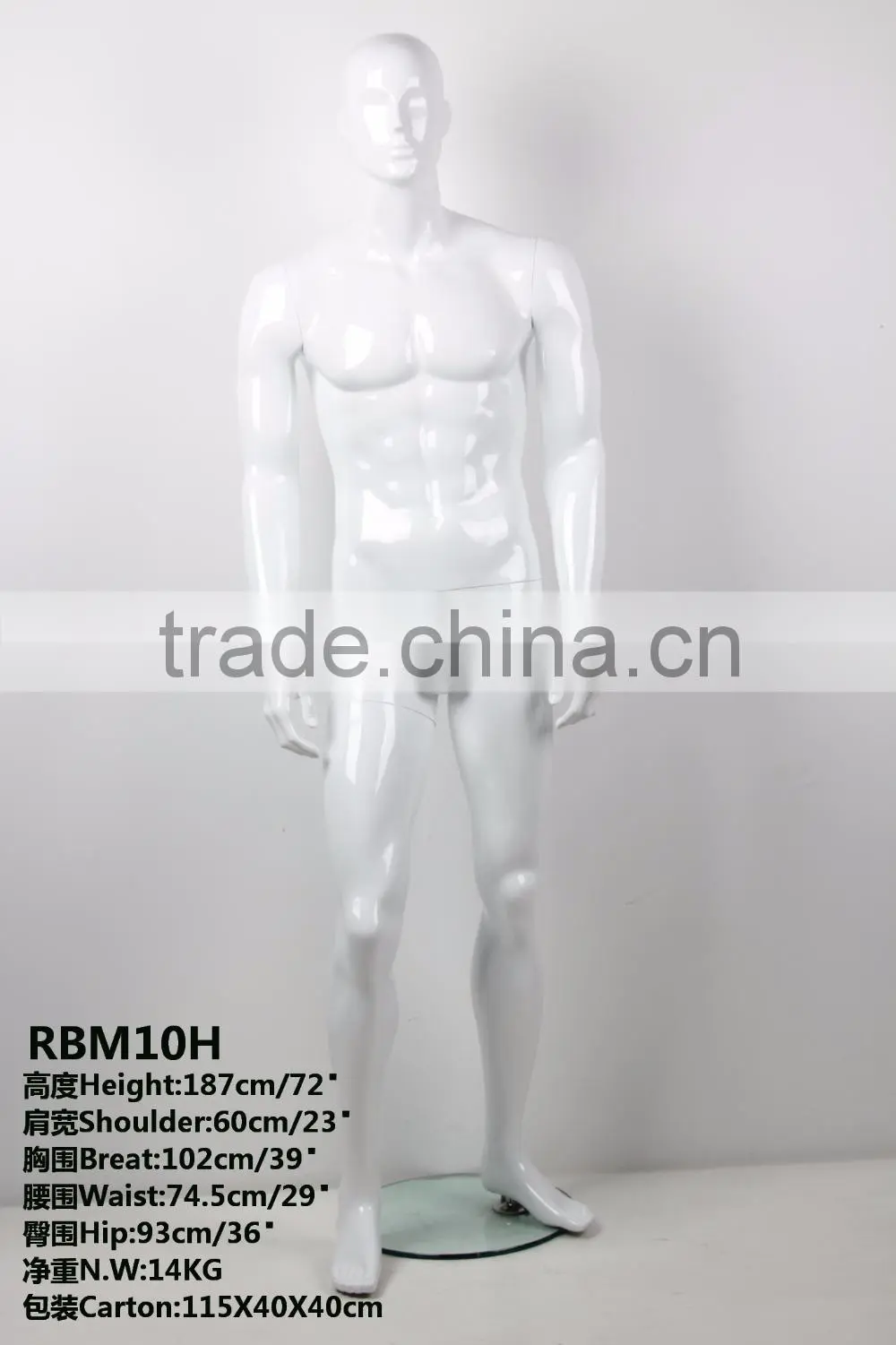 high end fiberglass male mannequin/standing mannequin man