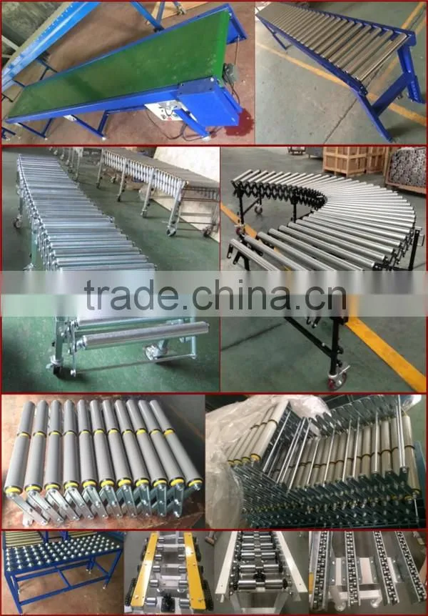 Customized flexible roller conveyor for airport used