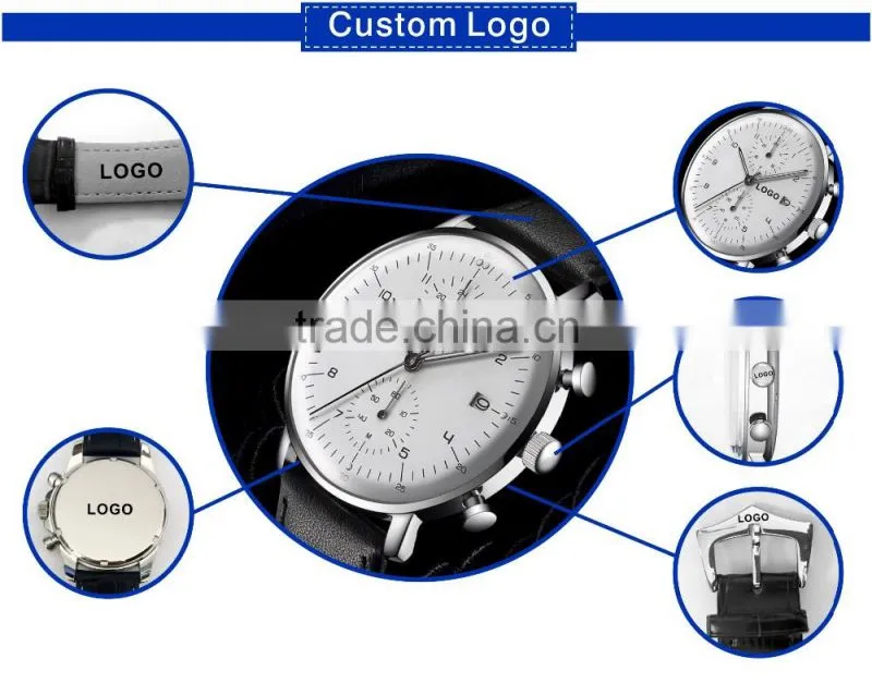 Sport Watches Quartz Clock Movement Wrist Watch