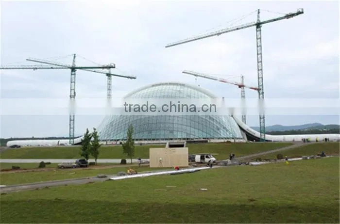 High standard prefabricated structure glass dome