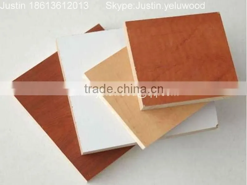 melamine mdf 1830X2440mm with high quality