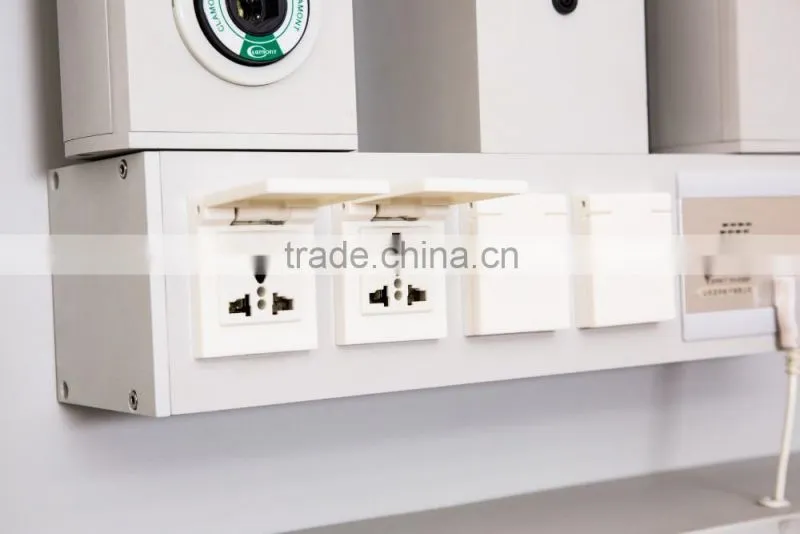 Picture type medical hospital bed head supply units for gas supply system