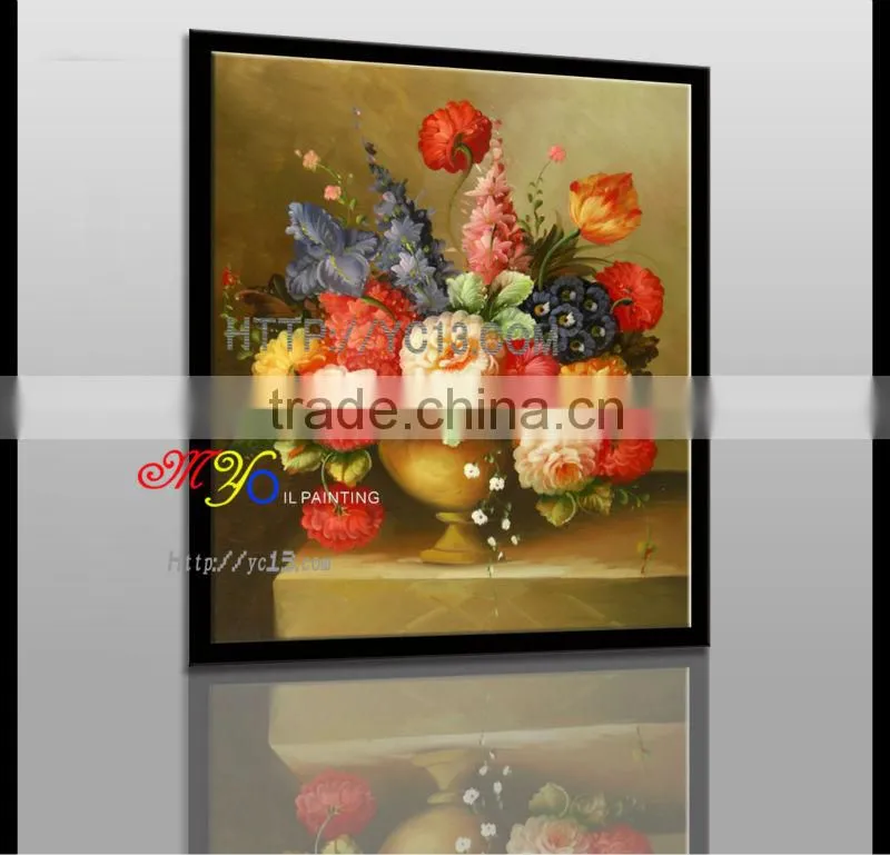 new impressionist handmade chrysanthemum oil painting on canvas