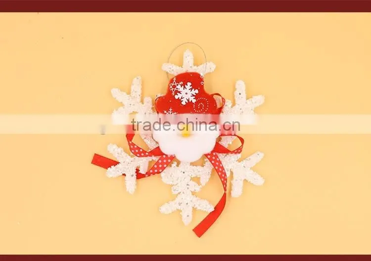Wholesale 15 cm Christmas Tree Ornaments White Snowflake New Year Decoration Winter Wedding Decoration