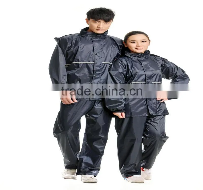 YANLI 100% waterproof, oxford poncho raincoat/rain poncho for adult