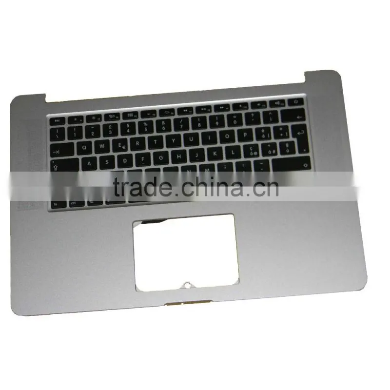 Factory Price For Apple MacBook pro retina A1398 Top case with keyboard 2013 Italian layout