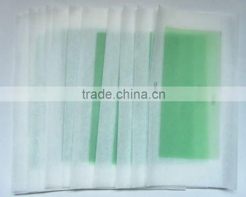 shifei ready to use body wax strips-green