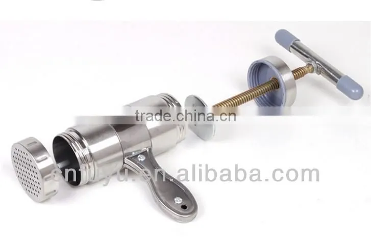 New stainless Steel Home Manual Pasta Machine With 5 Noodles Template