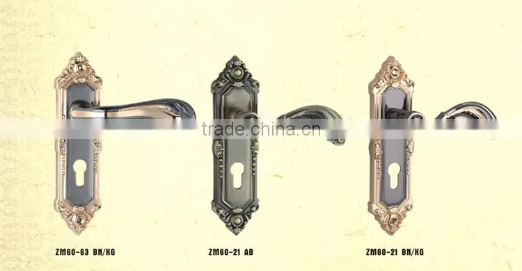 Door lock zinc set with cylinder keys