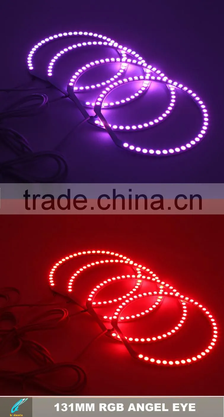 angel eye rgb e36, e38, e39, e46 131mm ring for bmw and Vaz 2106 for Lada