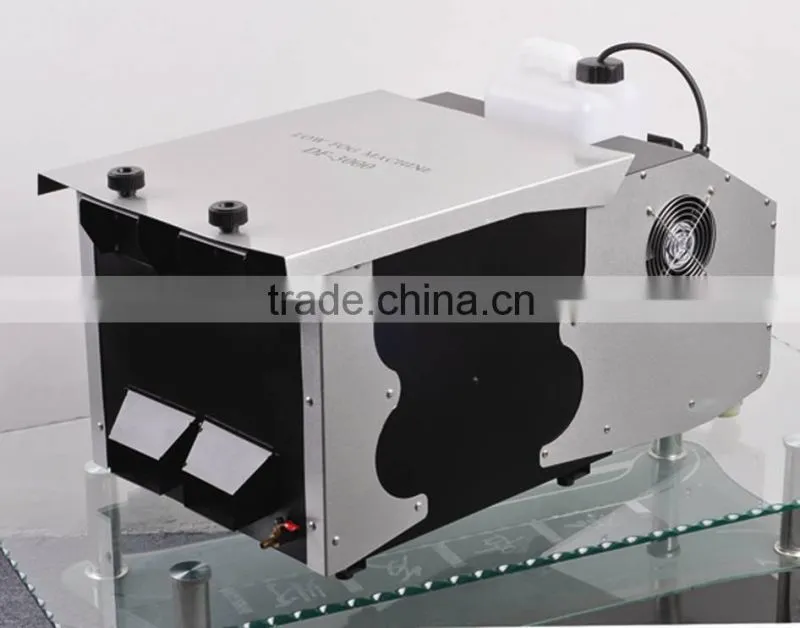 3000w low fog machine/groud fog machine short heating time continuous fog out put DMX WIRE Remote Controll 110V/240V Easy to use