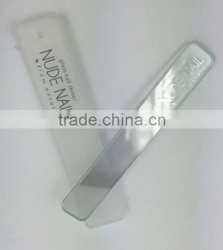 High tech hot korean glass gloss nail file glass fiber nail polishing tool polish tool