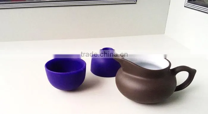 100% Food grade silicone cup of tea, FDA small silicone tea cup factory directe