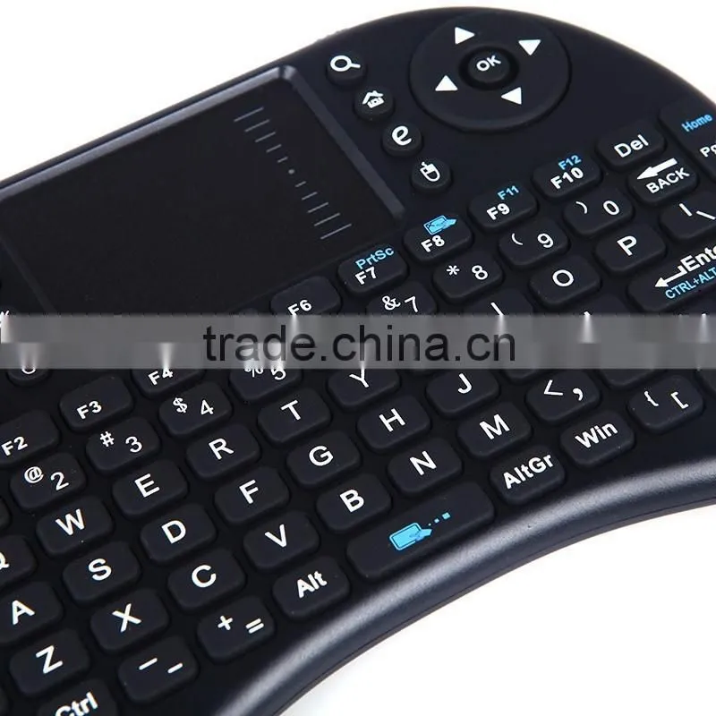 2.4G I8 mini wireless keyboard air mouse for smart android tv boxes mini wifi keyboard