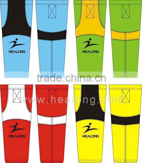 Dye Sublimated Fashionable Multi-color Ice Hockey Socks Custom Design for Men Hot Sale