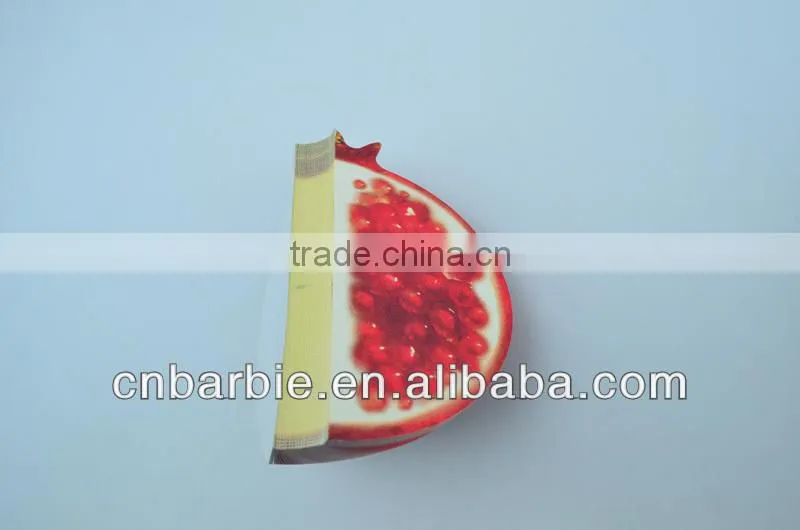 fruit shapes memo pad