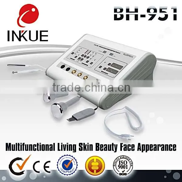 BH-951 resultful soften the skin and pull the skin/neck skin tightening multifunctional beauty machine with ultrasonic scrubber