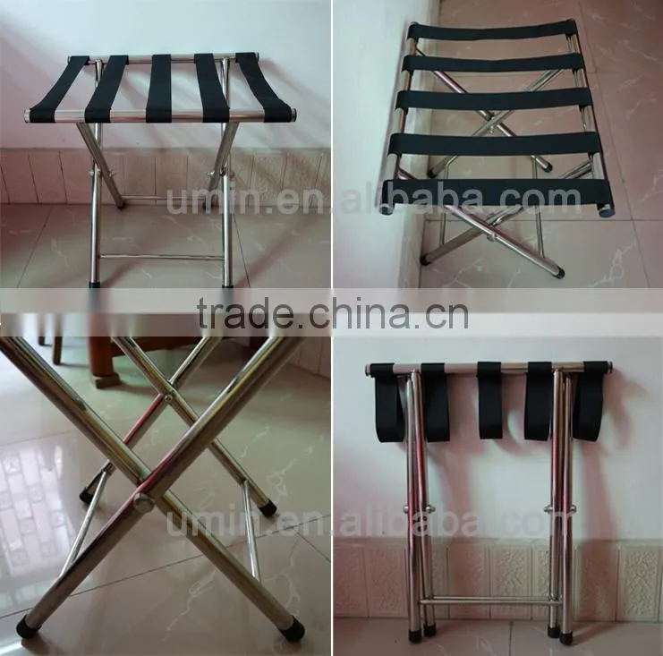 Hotel Folding Stainless Steel Luggage Rack