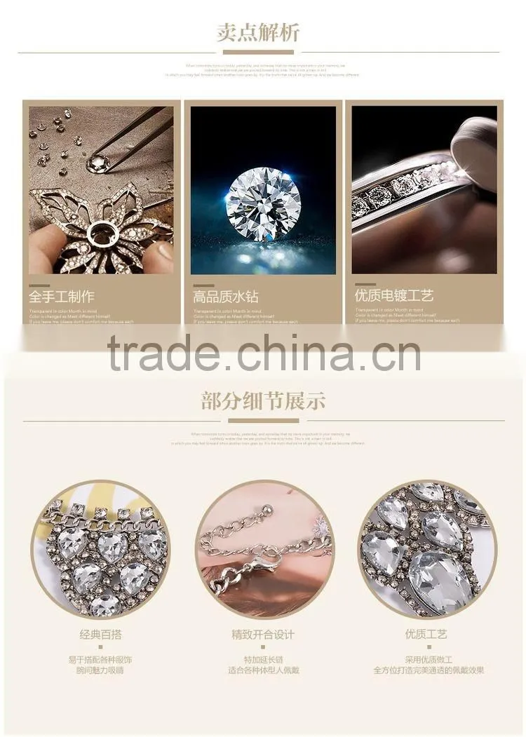 Splendid Womens Bib Statement Luxury Rhinestone Necklace For A Classic But Elegant Design