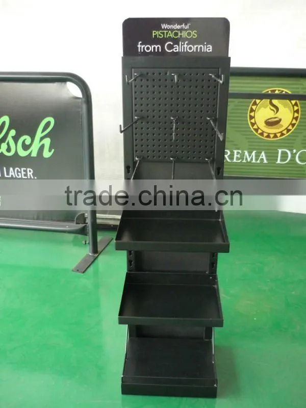 High Quality metal sheet Shelf display for shop and supermarket