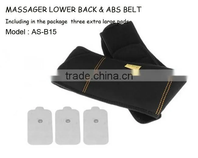 AB tonning .EMS belt .AB belt abdominal slimming/toning belt LOWER BACK AND ABS BELT for TENS AND ems