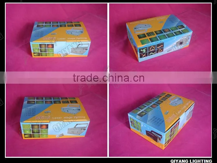 RGY mini animation laser projector rgb with blue LED light