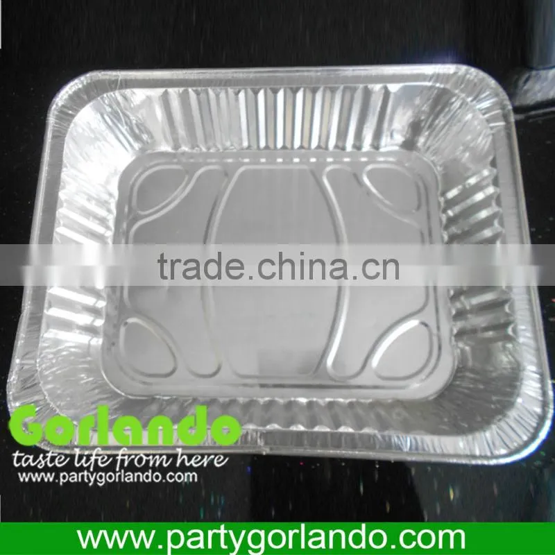full-size deep steam aluminum foil food container