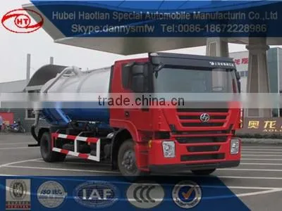 IVECO vacuum sewage suction truck self cleaning tank truck for sale
