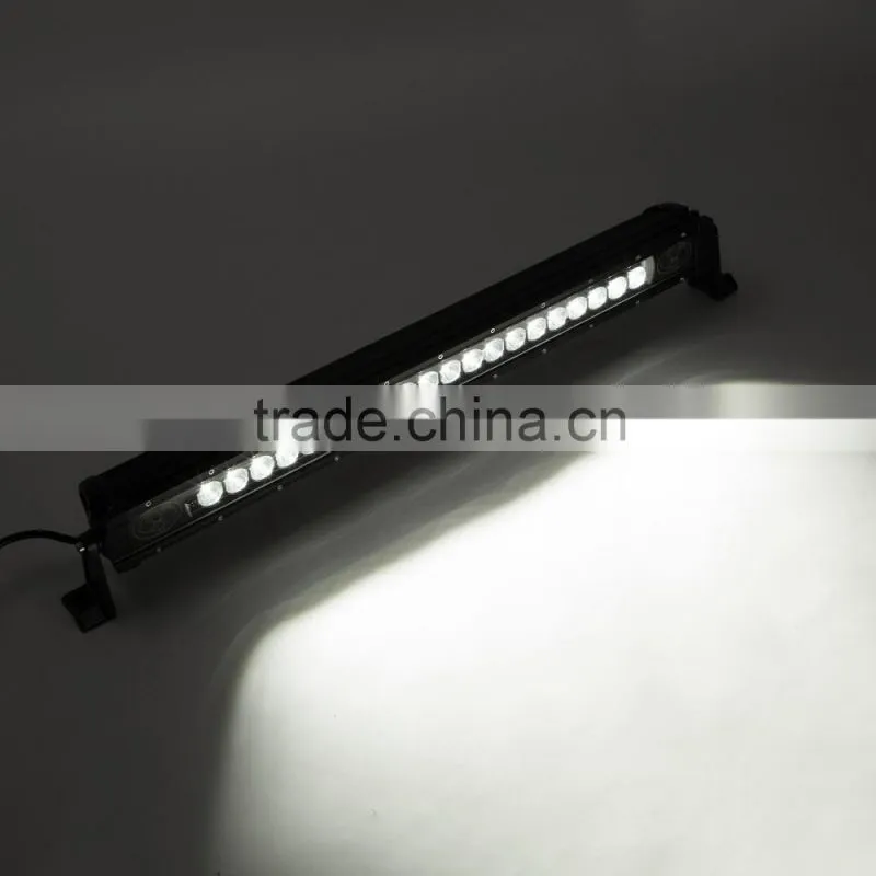 Hottest and super bright ip67 single row smart led 100w light bar on auto