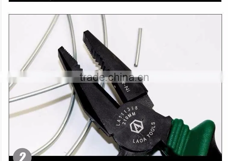 Industrial use insulated combination pliers for electrician working multi hand tools