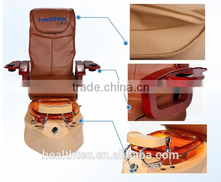 2016 New Wooden Armrest spa equipment massaging table foot pedicure chair