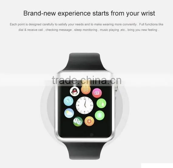 A1 Bluetooth Smart Watch Wrist Watch Men Sport watch for IOS IPHONE and ANDIORD Bluetooth watch