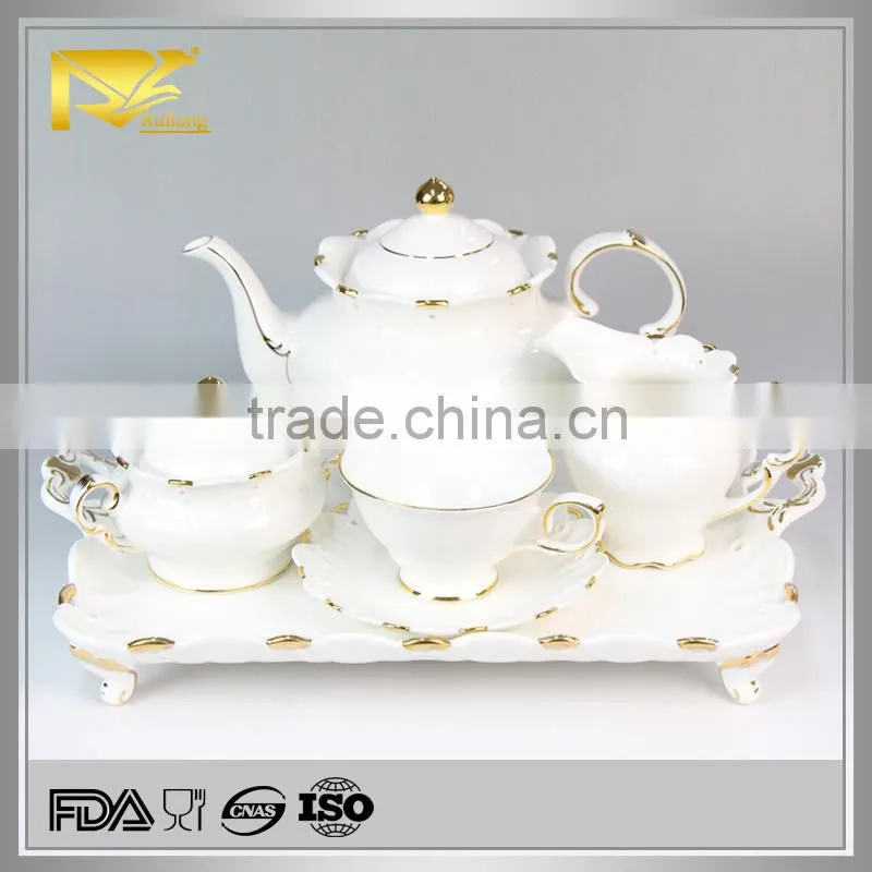 China supplier ceramic large two handled soup tureens, rimmed soup holder