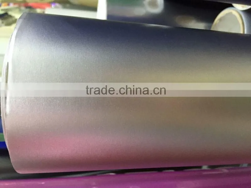 High Quality chrome matte brushed vinyl 1.52*20m