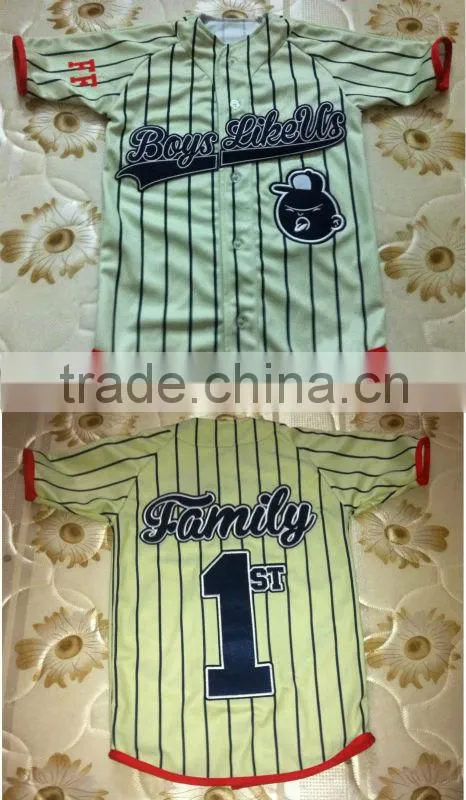 cool sublimation base ball jersey