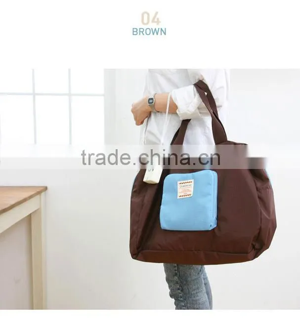 Portable shopping bag for travel
