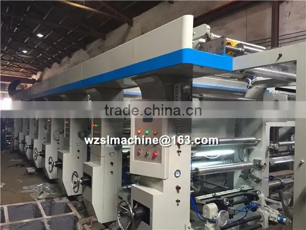 Automatic computer register and PLC control rotogravure printing machine