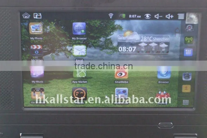 7 mini netbook for gift 800Mhz with WIFI Windows CE 6.0 mini laptop