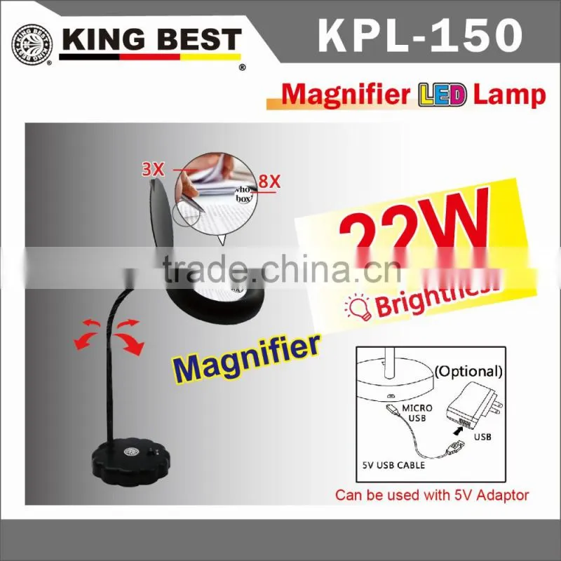 KINGBEST LED Table Lamps / Magnifier/ Reading lights / Lighting Charging / Writing lights / Multifunction LED