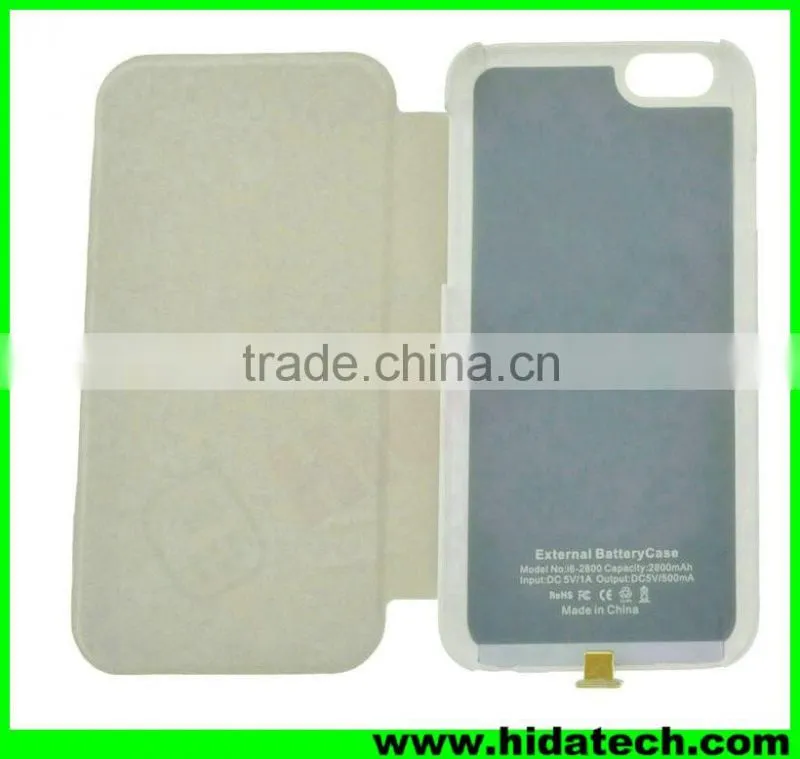 3200mah solar mobile charger phone case for iPhone 6 power bank