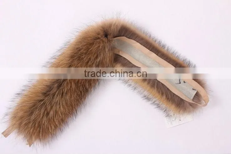 natural raccoon fur trim, trimming