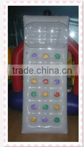 2016 inflatable floating inflatable air mattress inflatable air bed
