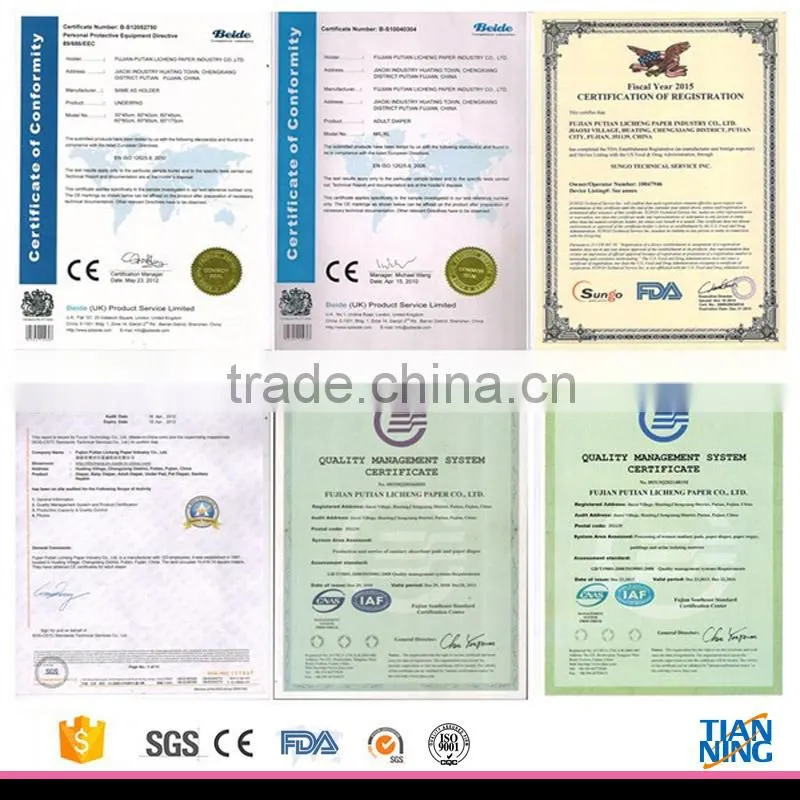 super absorbtion disposable OEM brand cotton surface hospital underpad