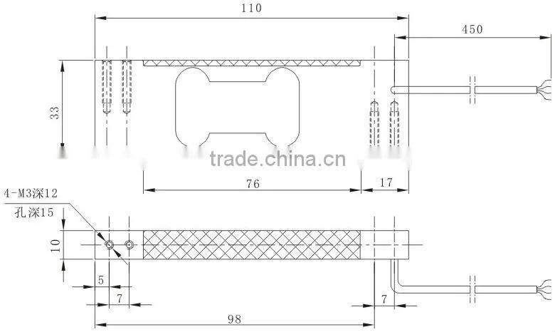 Single Point 0.5kg 1kg 2kg 3kg load cell sensor