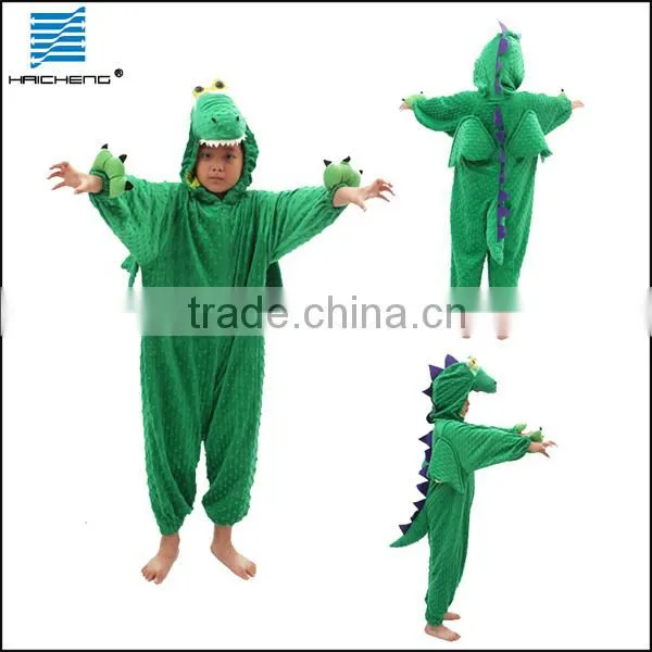 high quality green dinosaur costume